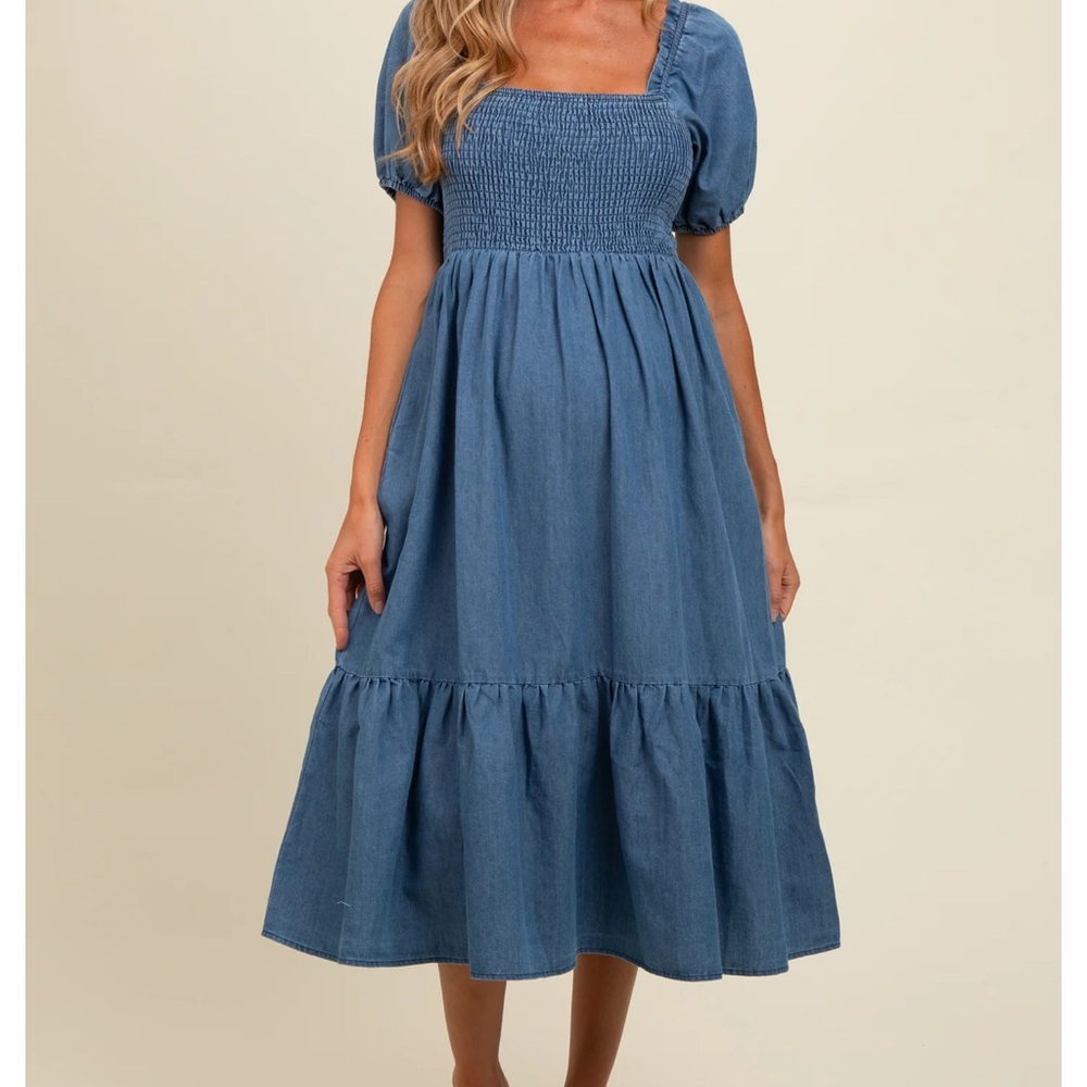 Pinkblush Blue Midi Dress